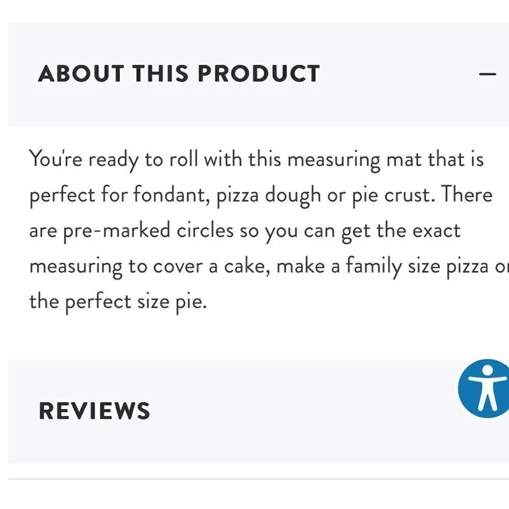 Wilton Fondant or Pizza Measuring Mat Curcle Roll Out Plastuc 23.8 in. x 23.3 in